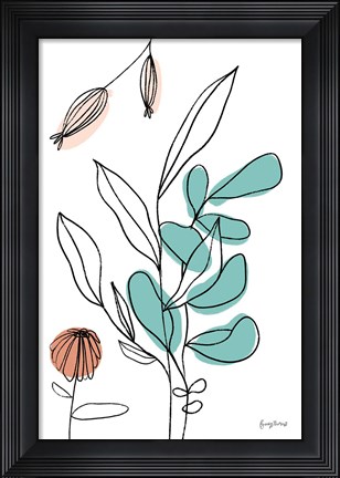 Framed Rooted V Print