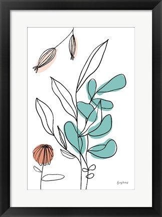 Framed Rooted V Print