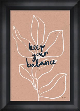 Framed Balance I Print