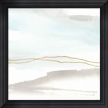 Framed Gold Horizon II Print
