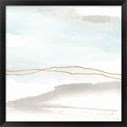 Framed Gold Horizon II Print