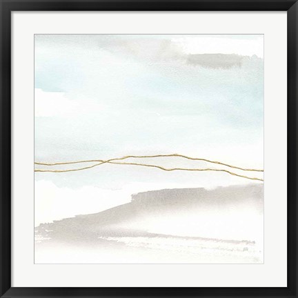 Framed Gold Horizon II Print