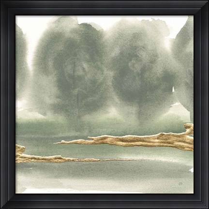 Framed Gold Earth V Print