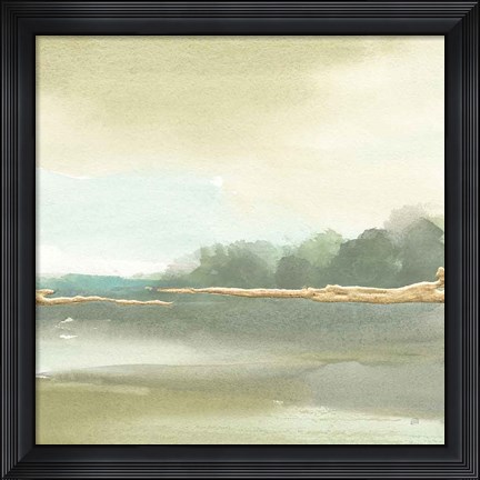 Framed Gold Earth III Print