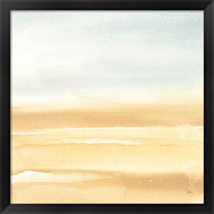 Framed Ochre Sands I Print