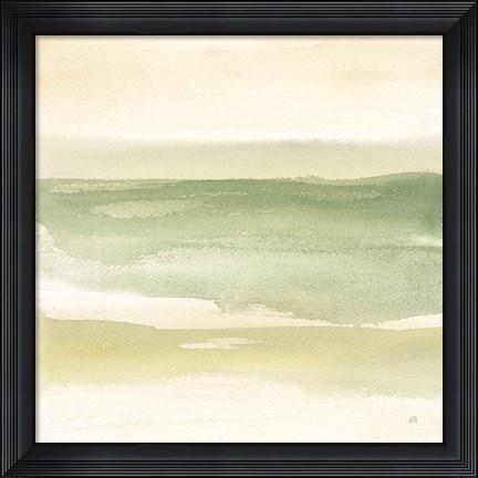 Framed Green Water II Print