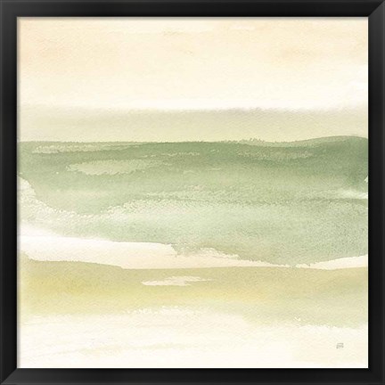 Framed Green Water II Print