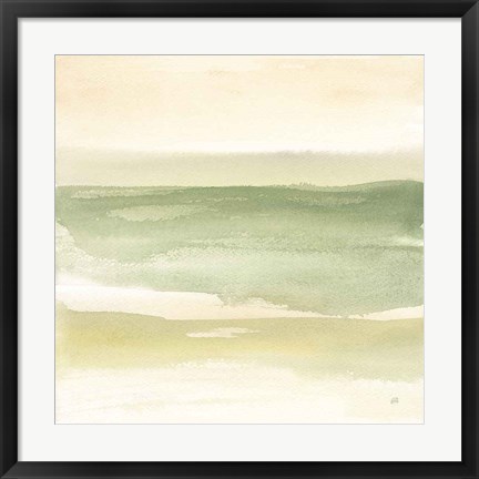 Framed Green Water II Print