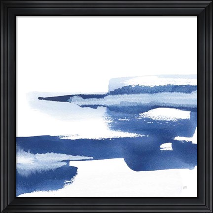 Framed Classic Blue VI Print