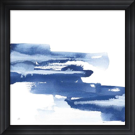 Framed Classic Blue V Print