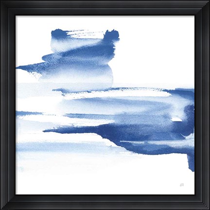 Framed Classic Blue IV Print