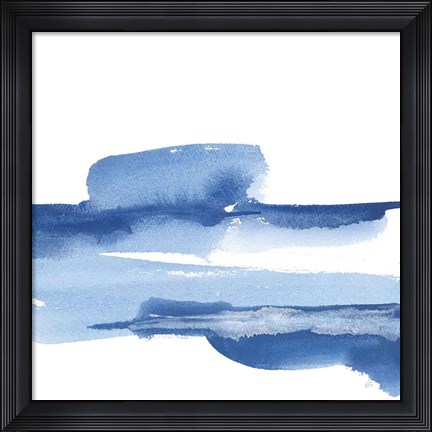 Framed Classic Blue I Print