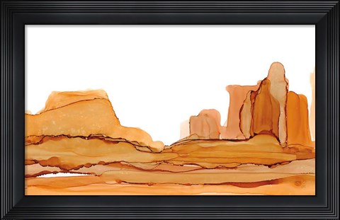 Framed Brownscape II Print