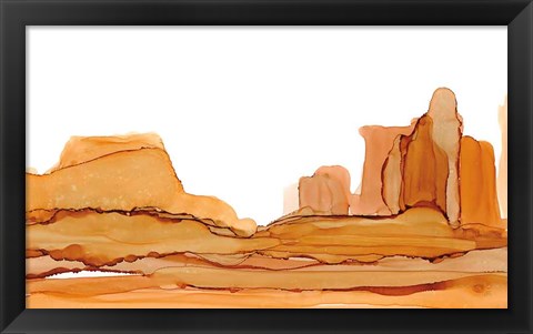 Framed Brownscape II Print