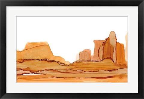 Framed Brownscape II Print