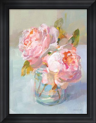 Framed Sweet Roses II Print