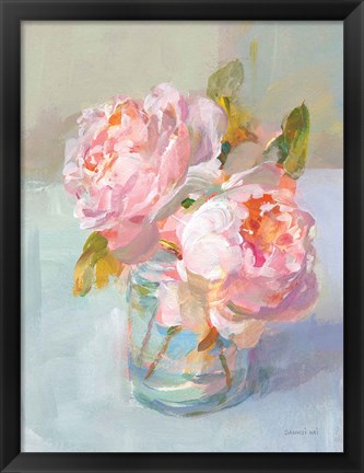 Framed Sweet Roses II Print