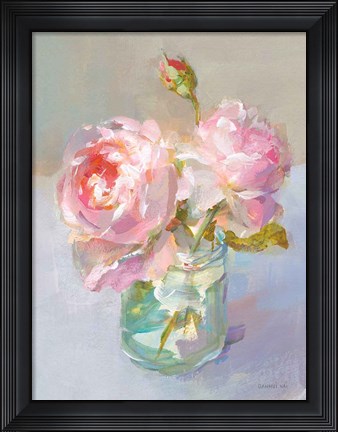 Framed Sweet Roses I Print