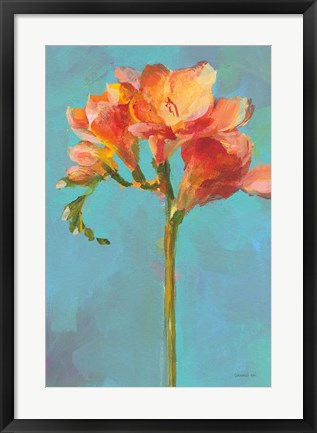 Framed Modern Floral II Print