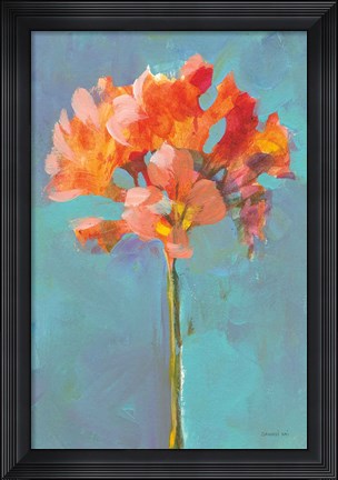 Framed Modern Floral I Print