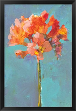 Framed Modern Floral I Print