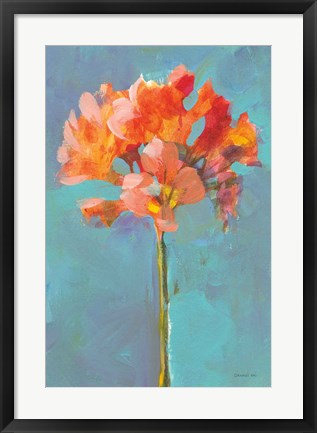Framed Modern Floral I Print