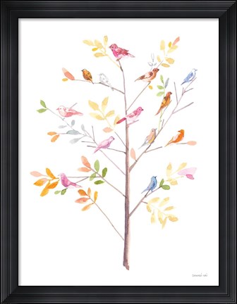 Framed Flight Friends VI Print