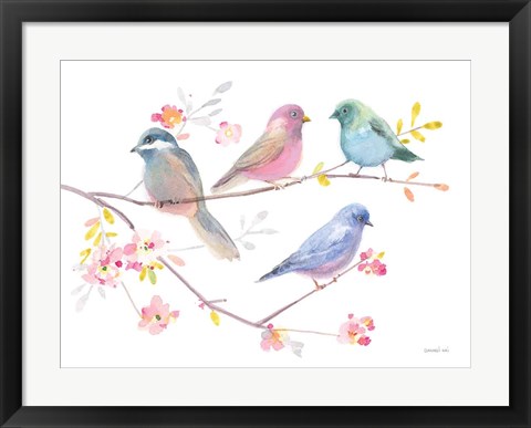 Framed Flight Friends V Print