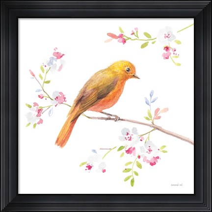 Framed Flight Friends III Print