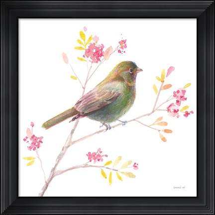 Framed Flight Friends I Print