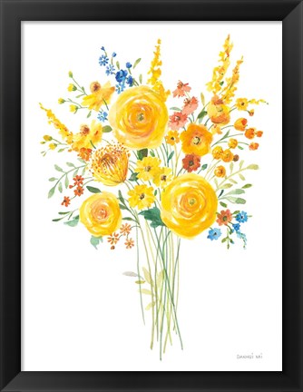 Framed Sunshine Bouquet II Print