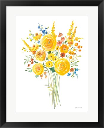 Framed Sunshine Bouquet II Print