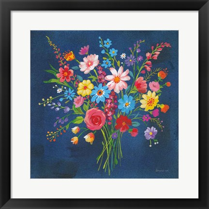 Framed Selection of Wildflowers Print