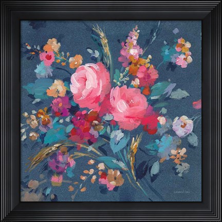 Framed Joyful Bouquet Print