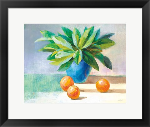Framed Citrus Still Life Print