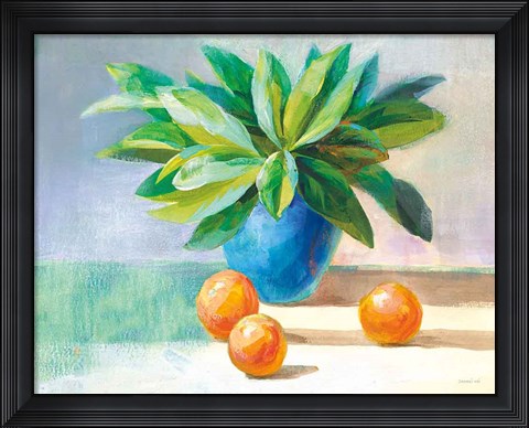 Framed Citrus Still Life Print