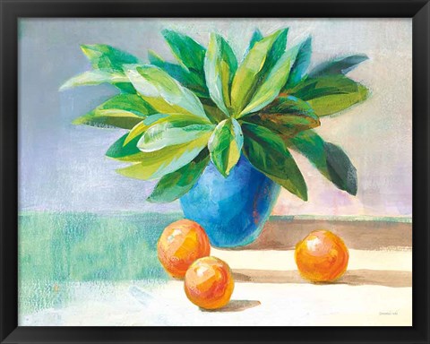 Framed Citrus Still Life Print