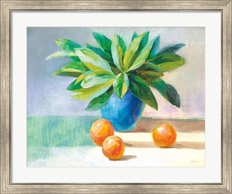 Framed Citrus Still Life Print