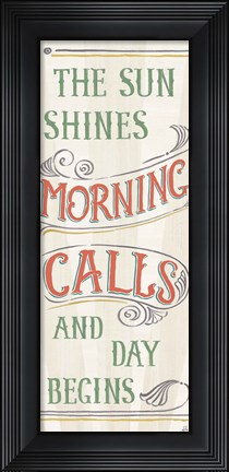 Framed Morning Moment XI Print