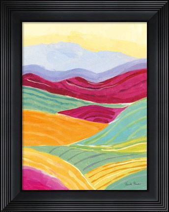 Framed Sunny Landscape II Print
