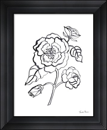Framed Joyful Peonies IV Print