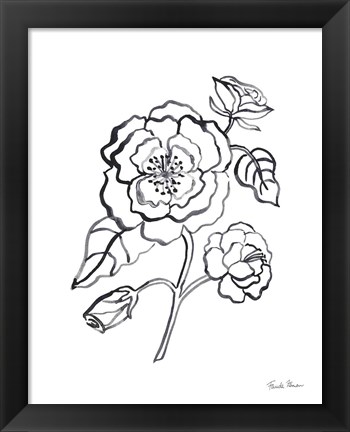 Framed Joyful Peonies IV Print