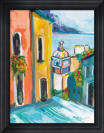 Framed Positano III Print
