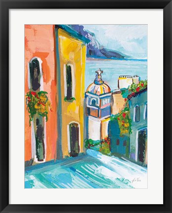 Framed Positano III Print