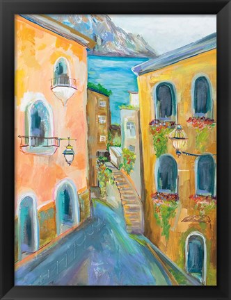 Framed Positano I Print