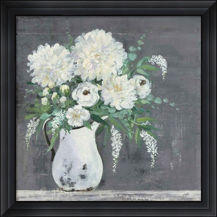 Framed Late Summer Bouquet I Print