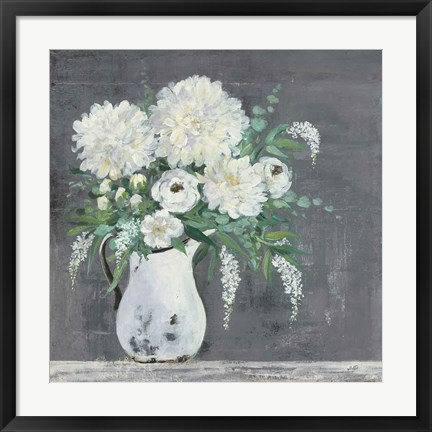 Framed Late Summer Bouquet I Print