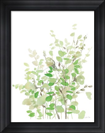 Framed Spring Greens Print