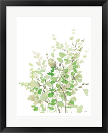 Framed Spring Greens Print