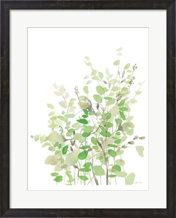 Framed Spring Greens Print